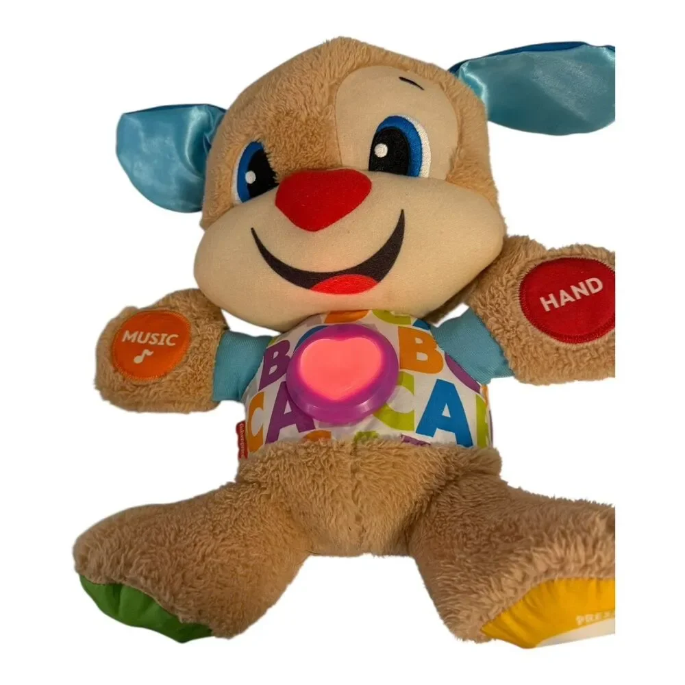 Fisher-Price Plush Baby Toy with Lights Music and Smart Stages Learning Content